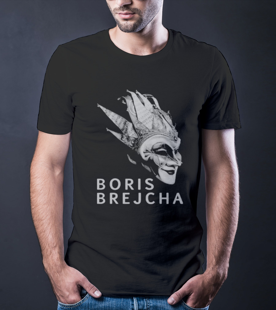 Boris Brejcha Joker Mask Monochrome Music Concept T-Shirt