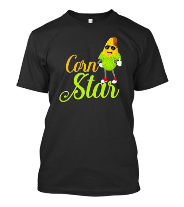 Corn Star Barnyard Harvest Rancher Farming Barn Cattle T-Shirt