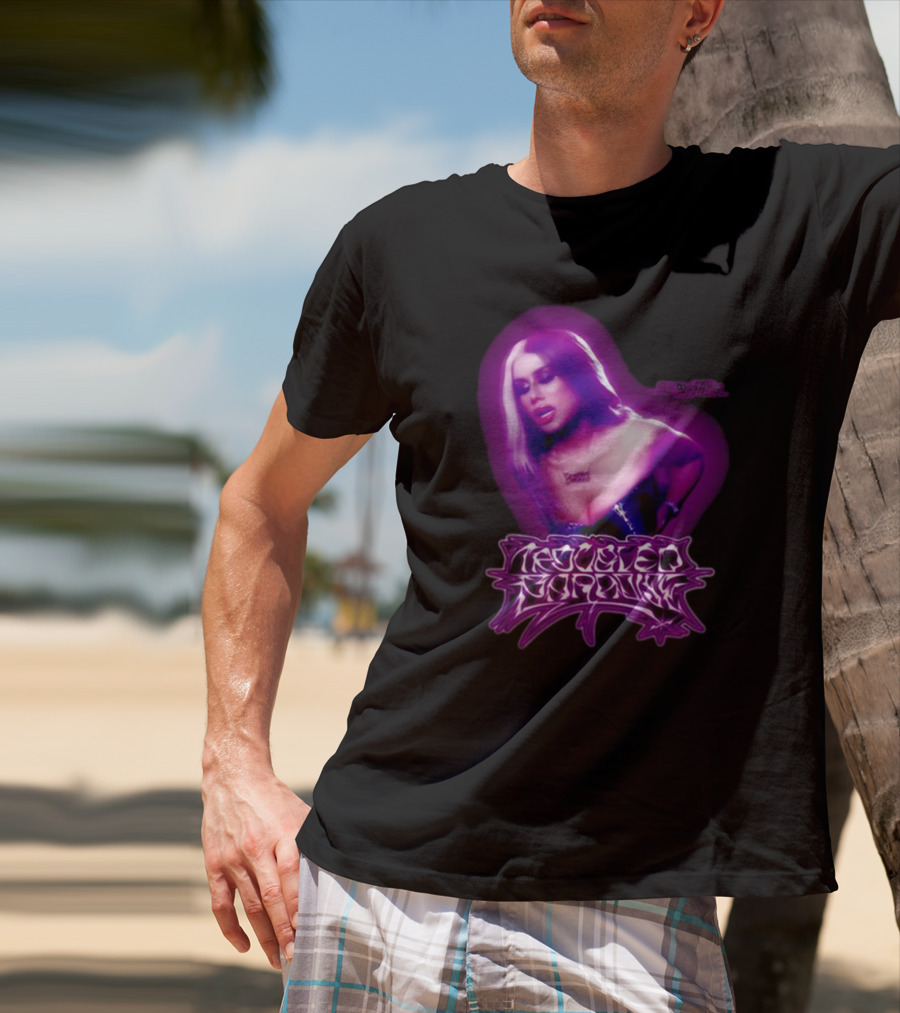 Slayyyter Troubled Paradise Purple Aura T-Shirt
