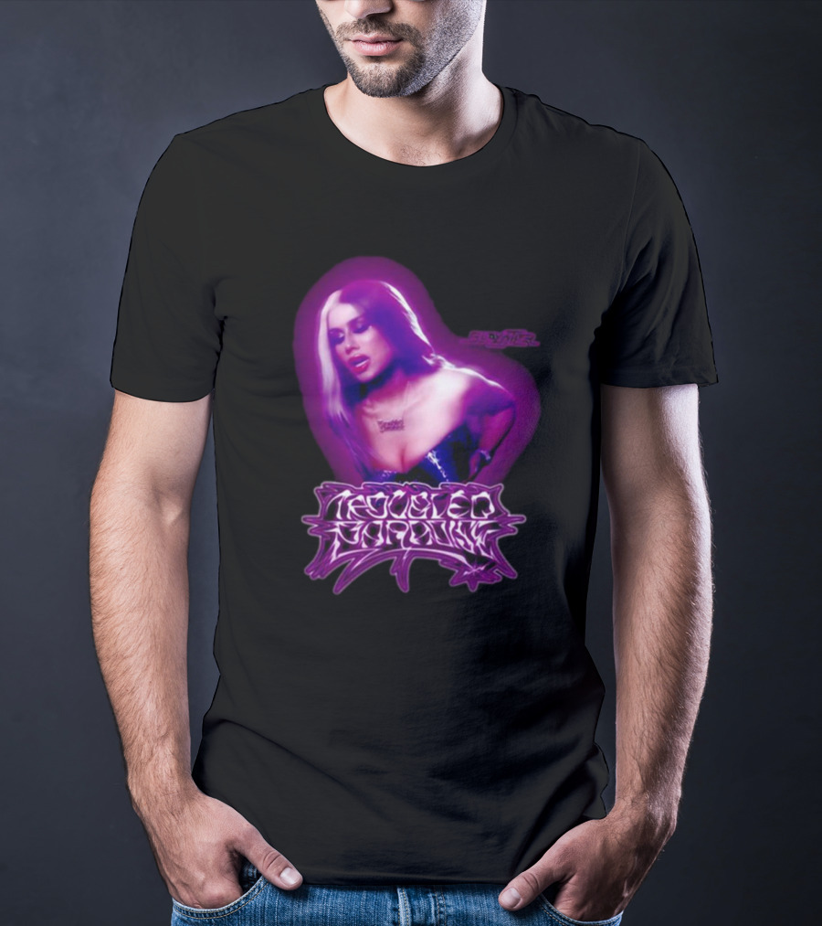 Slayyyter Troubled Paradise Purple Aura T-Shirt