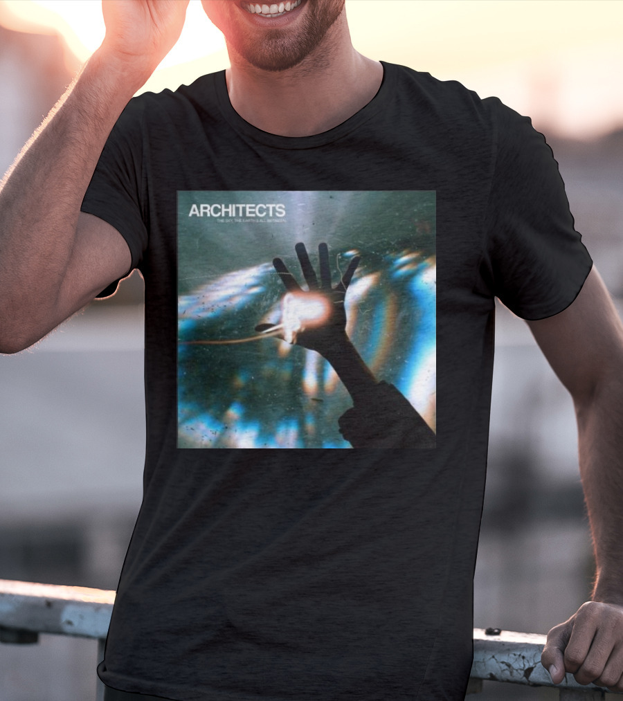 ARCHITECTS The Sky, The Earth And All Between Hand Through Light Rays T-Shirt