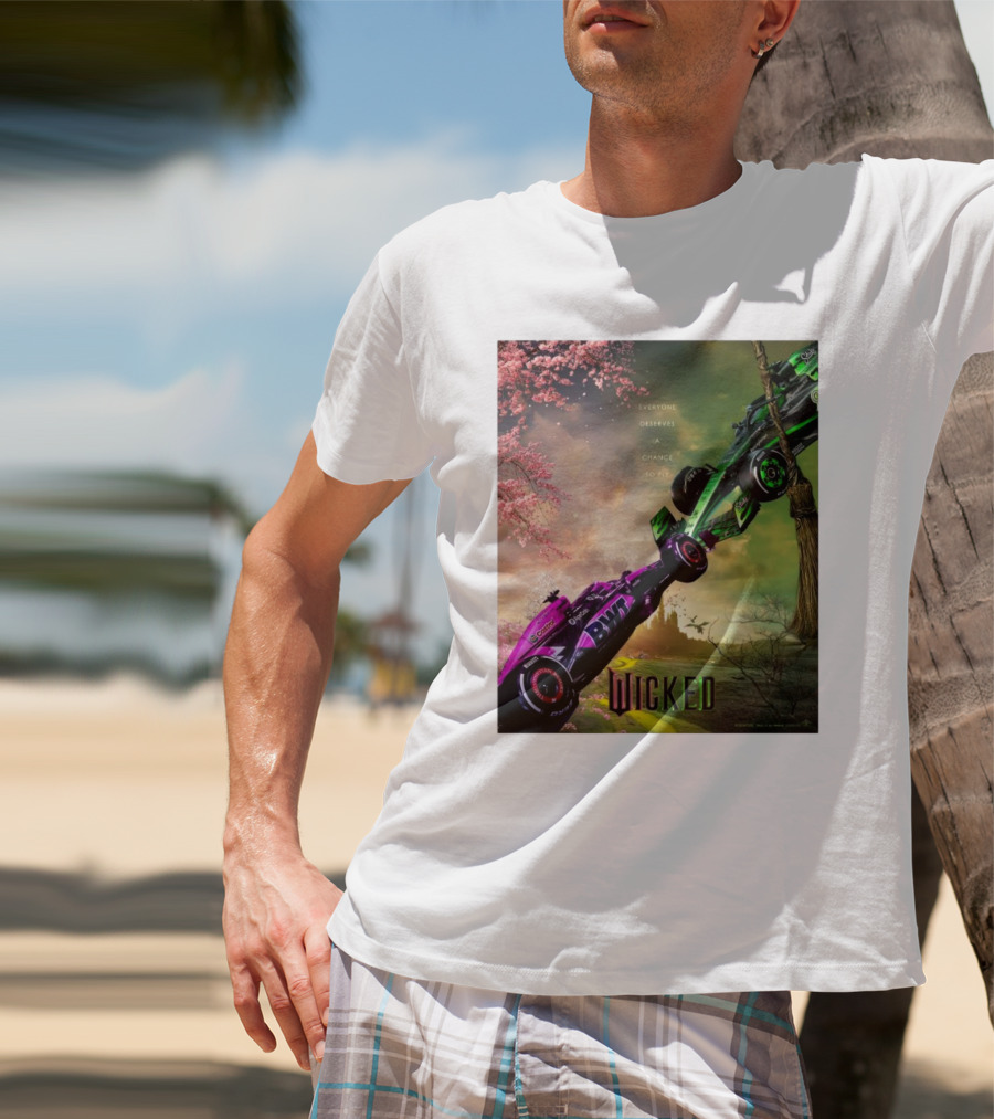 Wicked Everyone Deserves A Chance To Fly Racing Cars Vertical Sky Forest T-Shirt