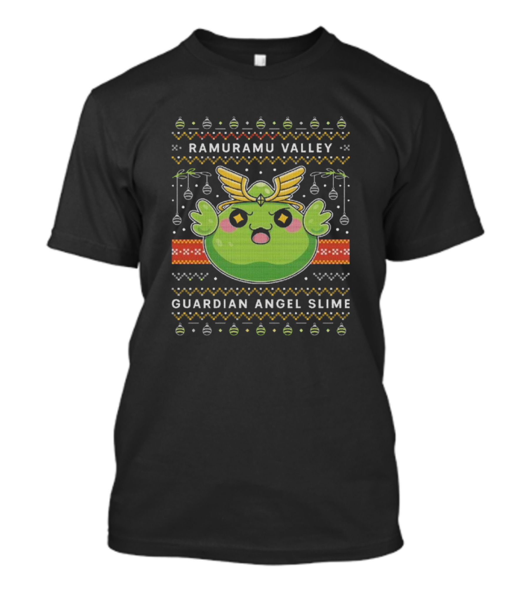 Ramuramu Valley Guardian Angel Slime Ugly Christmas T-Shirt