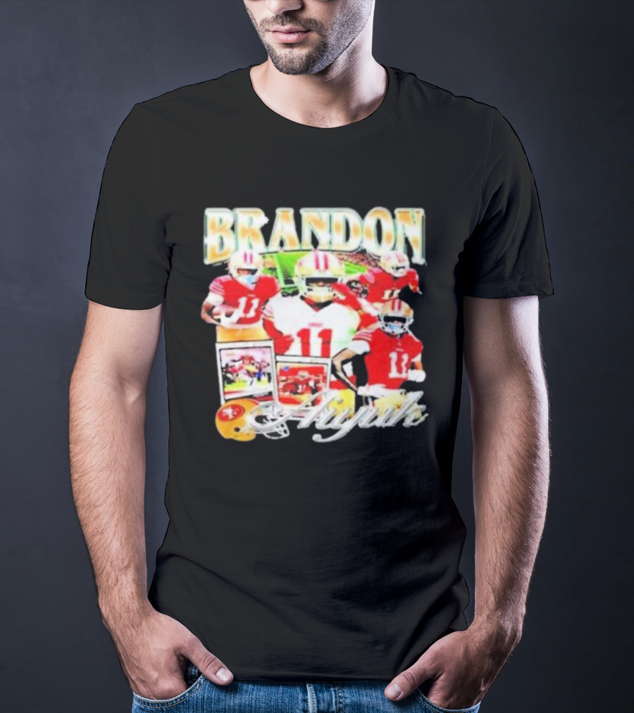 Brandon Aiyuk San Francisco 49ers Football Collage BA IGYB T-Shirt