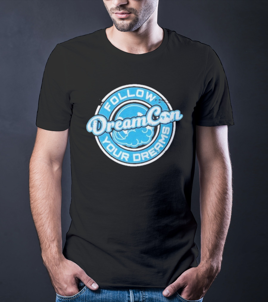 DreamCon Follow Your Dreams Dreamconvention Standard Cloud Badge T-Shirt