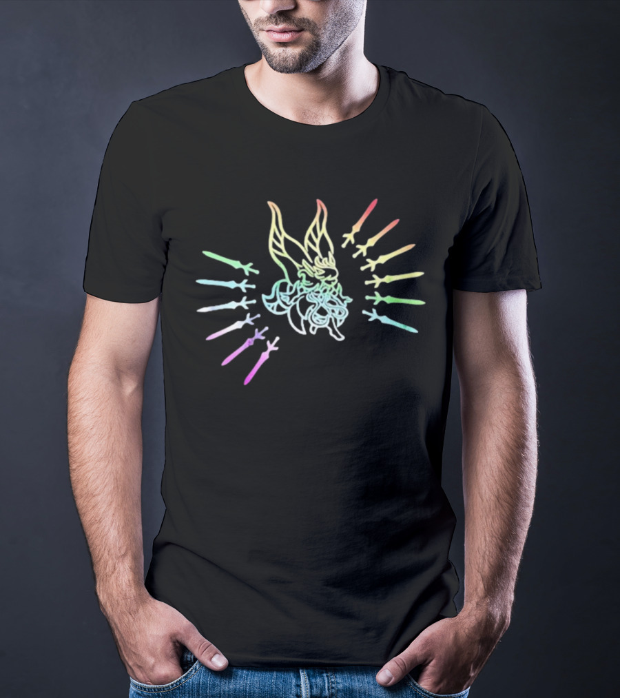 Terraria Empress Of Light Rainbow Swords T-Shirt