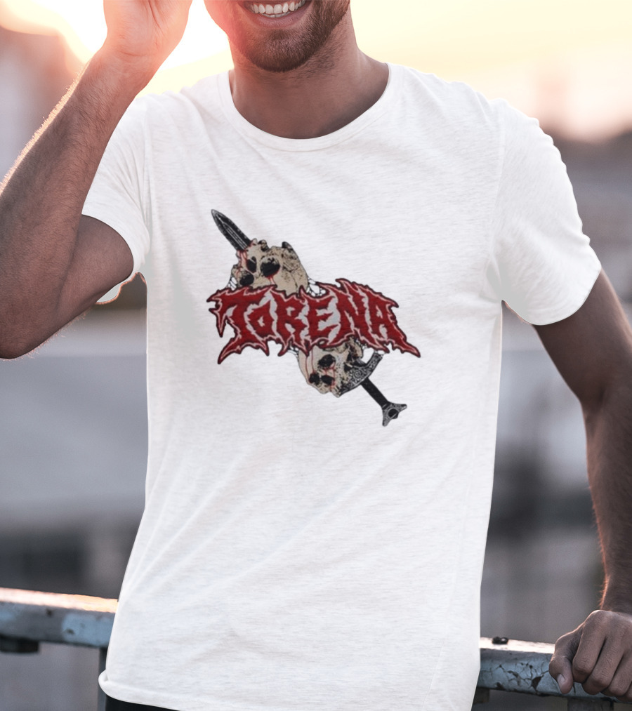 Torena Sword Piercing Skulls T-Shirt