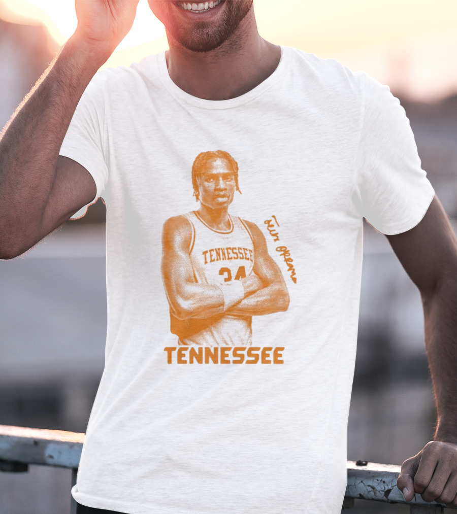 Felix Okpara Tennessee Basketball 34 Signature T-Shirt