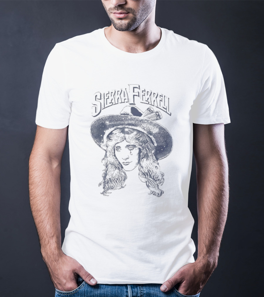 Sierra Ferrell Floating Head With Hat And Long Hair T-Shirt