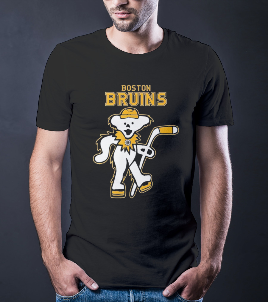 Boston Bruins Grateful Dead Dancing Bear T-Shirt