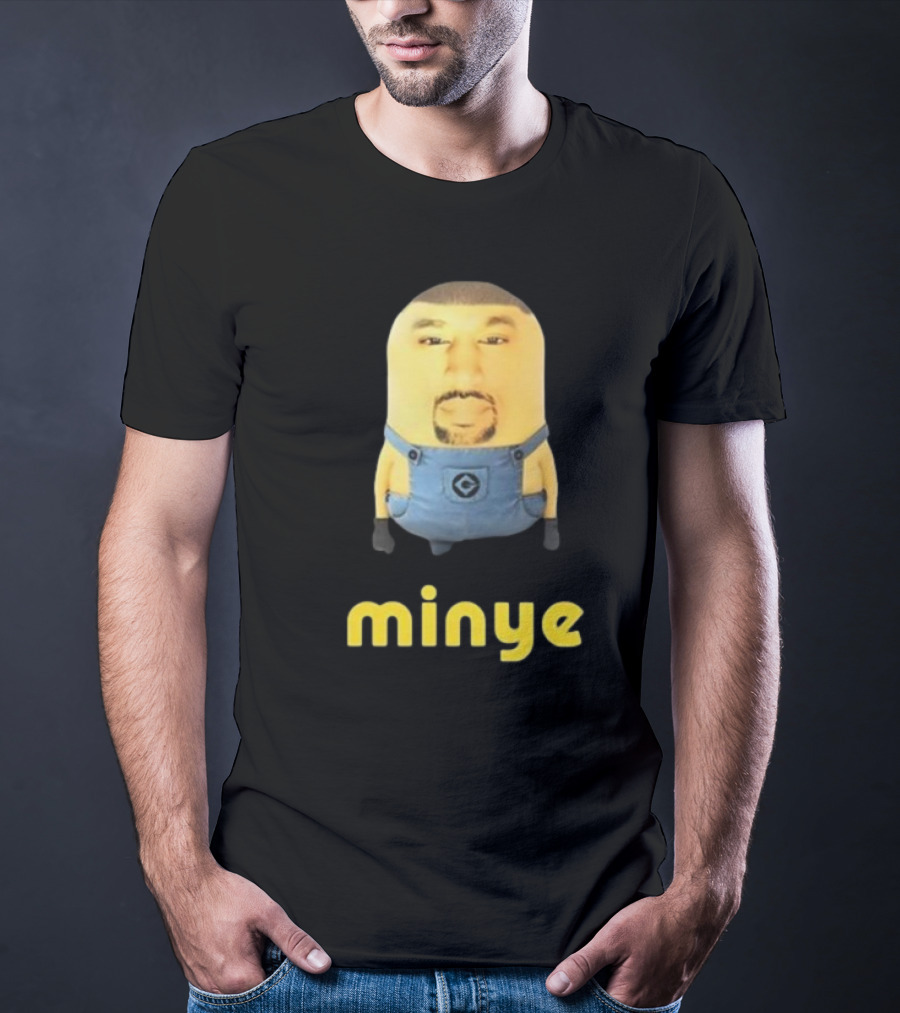 Dippytees Minye Minion Crossover Character Face T-Shirt