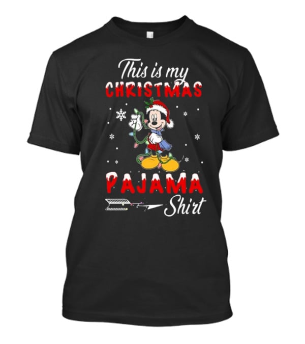Disney Mickey This Is My Christmas Pajama T-Shirt