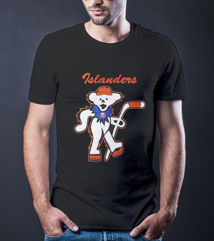 New York Islanders Hockey Grateful Dead Dancing Bear T-Shirt