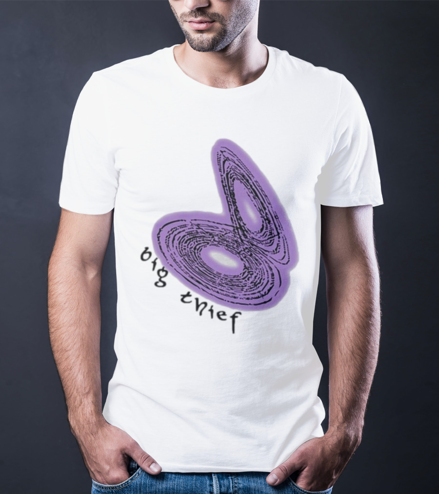 Big Thief Double Infinitee Purple Rings T-Shirt