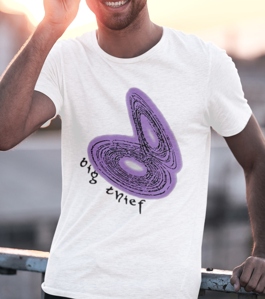 Big Thief Double Infinitee Purple Rings T-Shirt