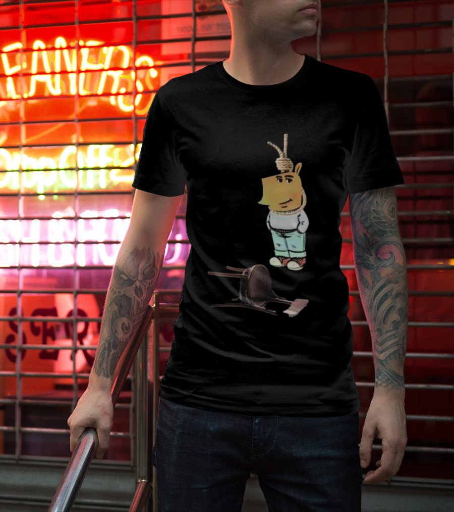 Rami I'm Just A Chill Guy Cartoon Character With Headphone T-Shirt