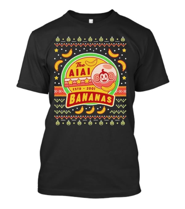 The Aiai Bananas ESTD 2001 Festive T-Shirt