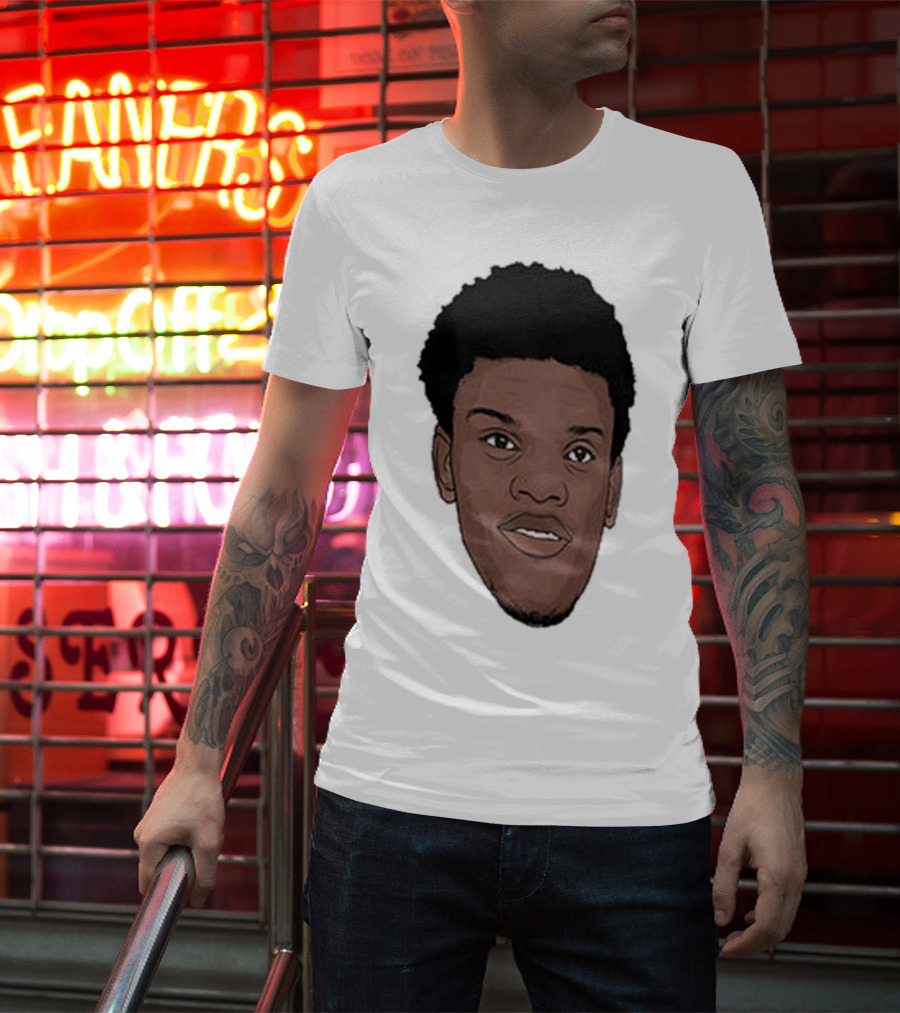 Lamar Jackson Big Head MVP Baltimore Ravens NFL T-Shirt