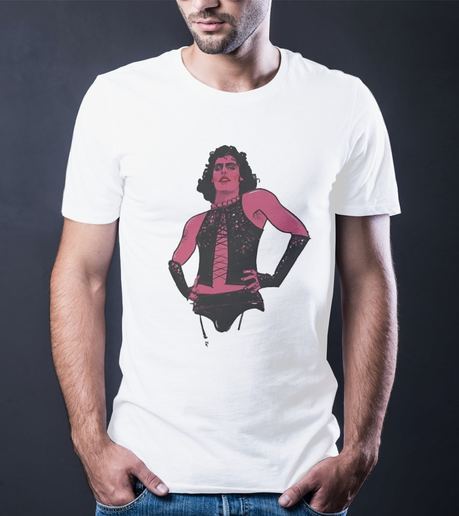 Macho Frank N Furter Rocky Horror Tim Curry Dr. Frank-N-Furter Iconic Costume Image T-Shirt