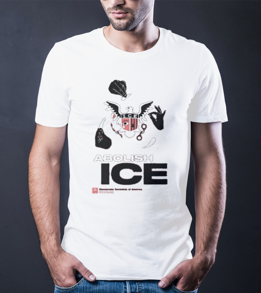 Abolish ICE Democratic Socialists Of America Iconography T-Shirt