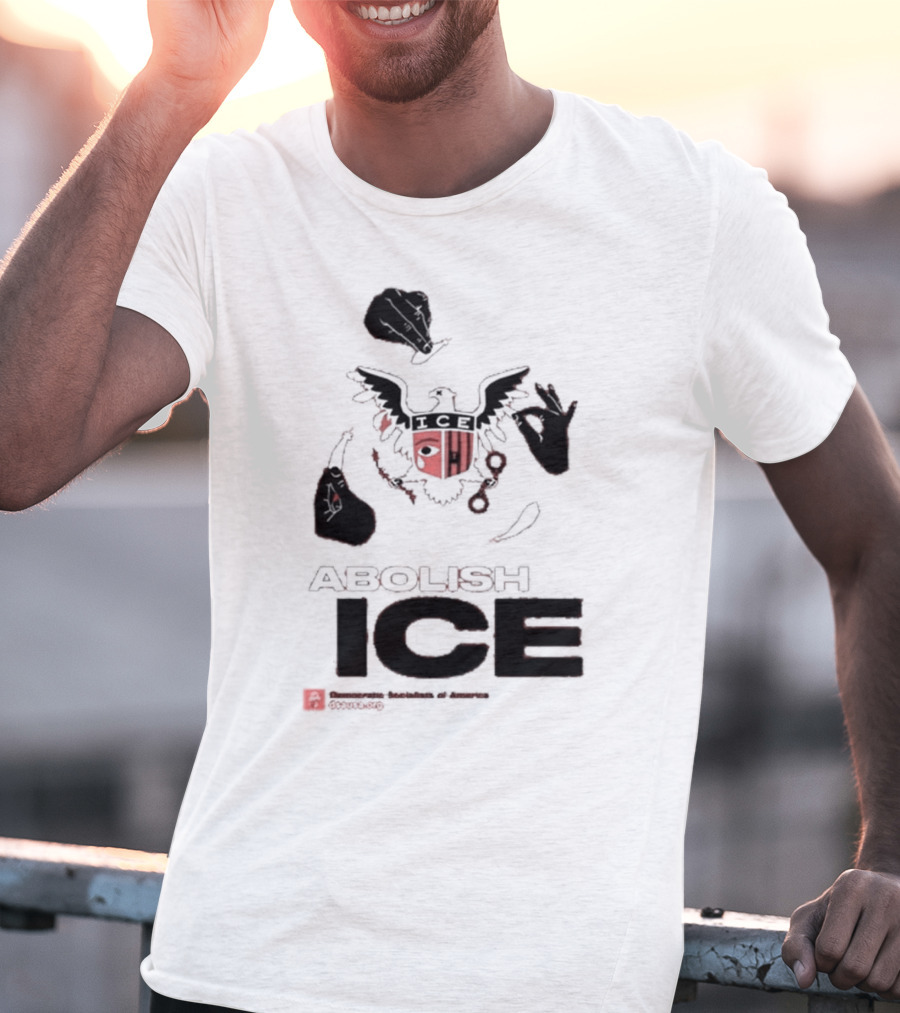 Abolish ICE Democratic Socialists Of America Iconography T-Shirt