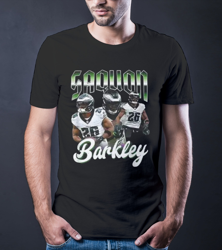 Philadelphia Eagles Saquon Barkley NFL Football T-Shirt
