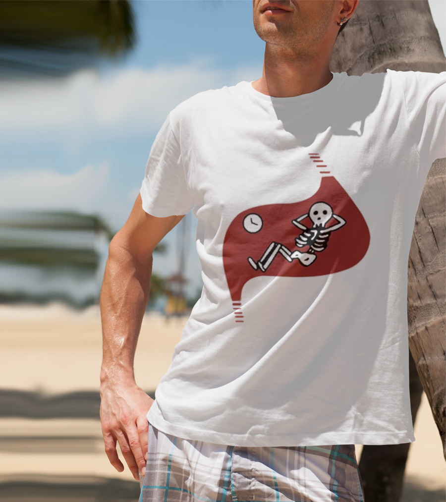 Daodaosama1125 Skeleton With Clock Death Of Dungeon Meshi Falin T-Shirt