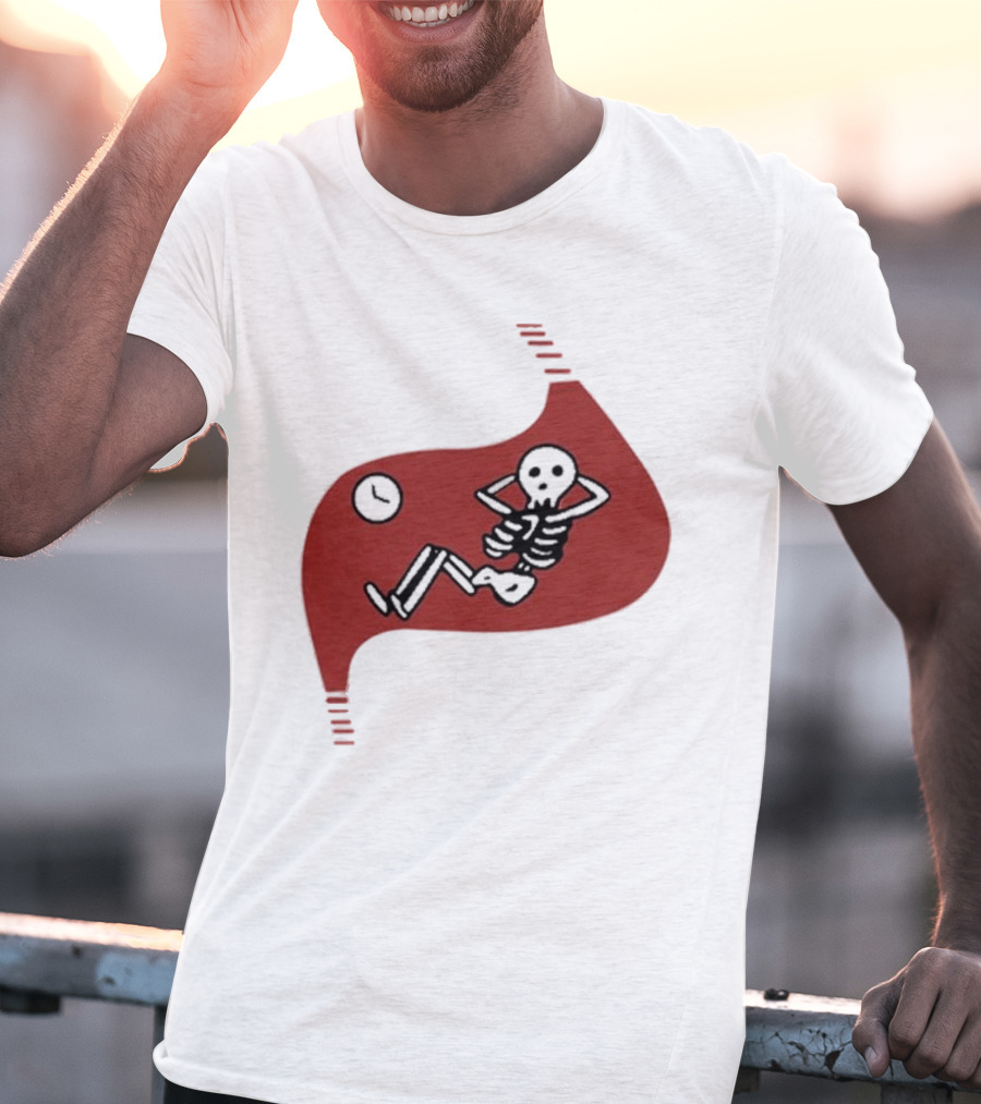 Daodaosama1125 Skeleton With Clock Death Of Dungeon Meshi Falin T-Shirt