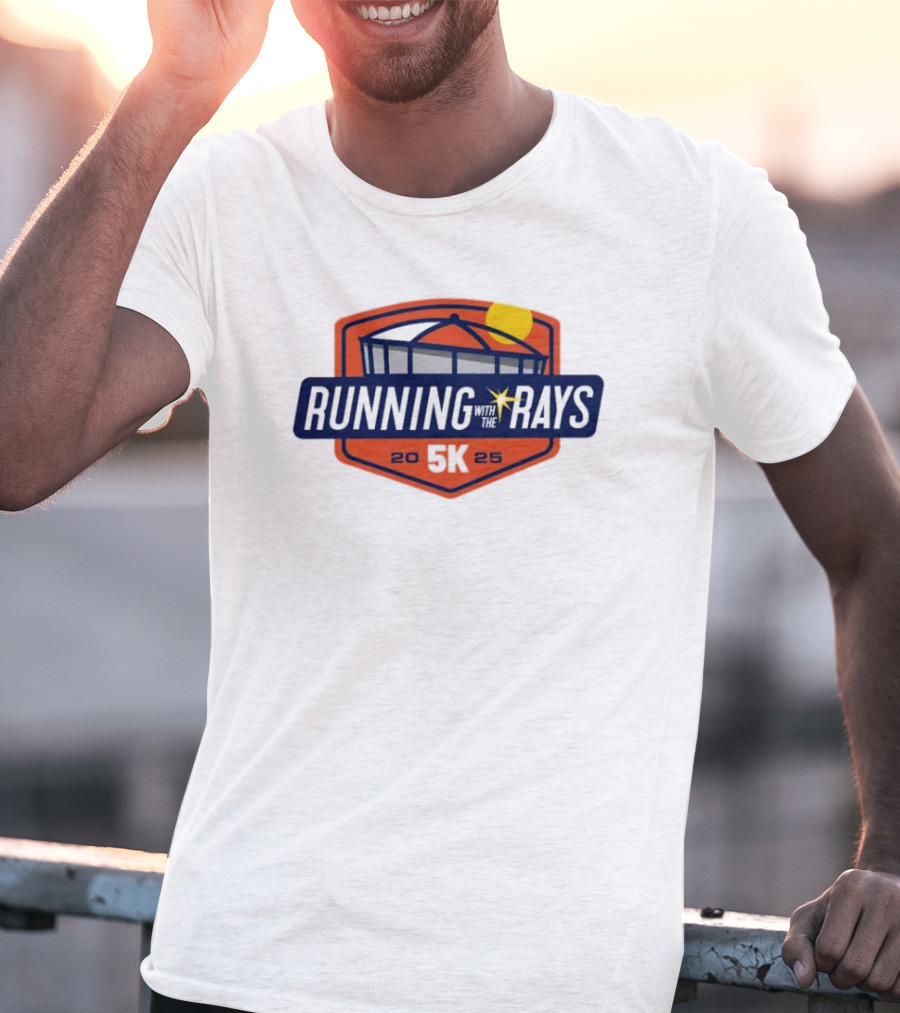 Running With The Rays 5K 2025 Tampa Bay Rays Stadium T-Shirt
