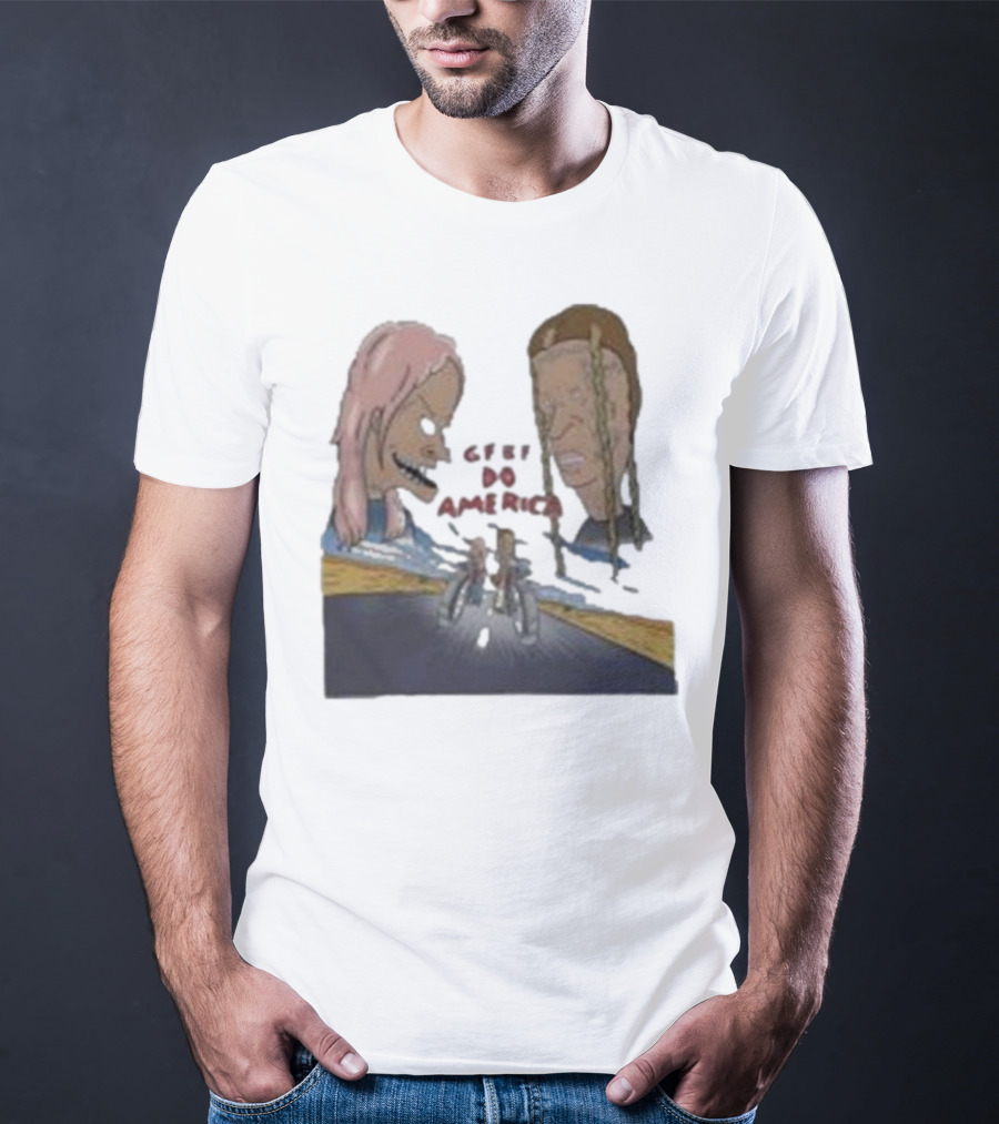 Beavis And Butt-Head X GFBF Do America Racing Adventure T-Shirt