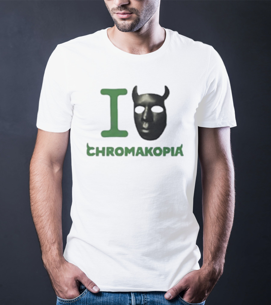 I Love Chromakopia Mask With Horns T-Shirt