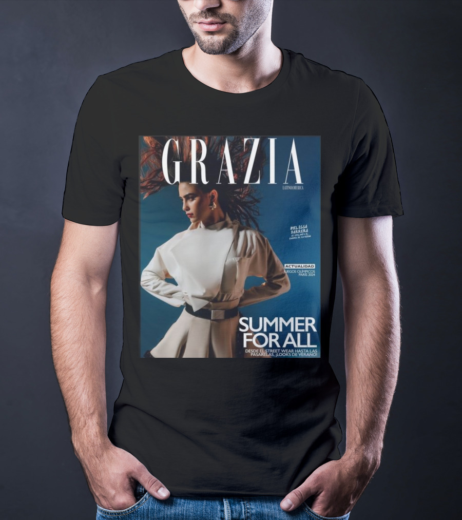 Grazia Latinoamerica Summer For All Melissa Barrera Juegos Olimpicos Paris T-Shirt