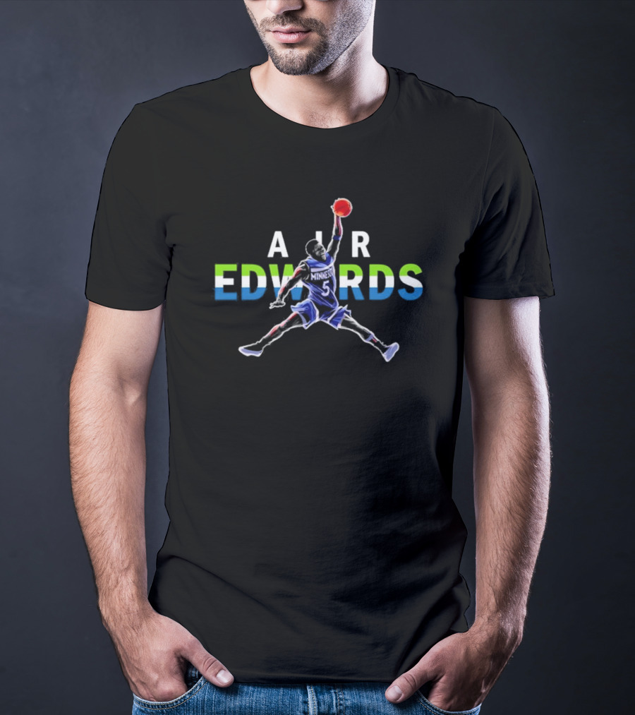 Minnesota Timberwolves Anthony Edwards Air Edwards Basketball T-Shirt