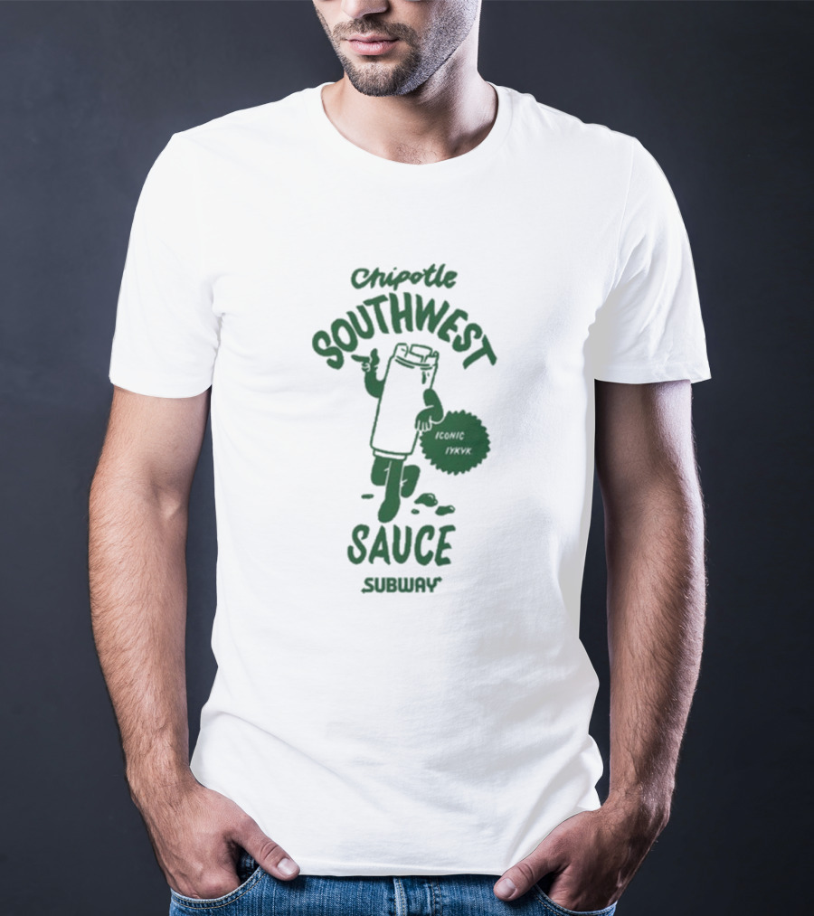 Chipotle Southwest Sauce Subway Iconic NYKVAK T-Shirt