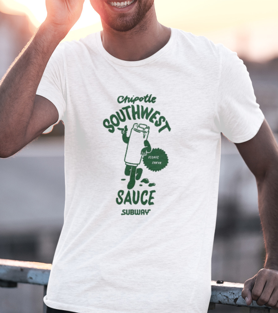 Chipotle Southwest Sauce Subway Iconic NYKVAK T-Shirt
