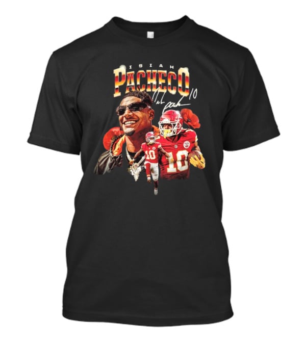 Isiah Pacheco Kansas City Chiefs NFL Signature 10 T-Shirt