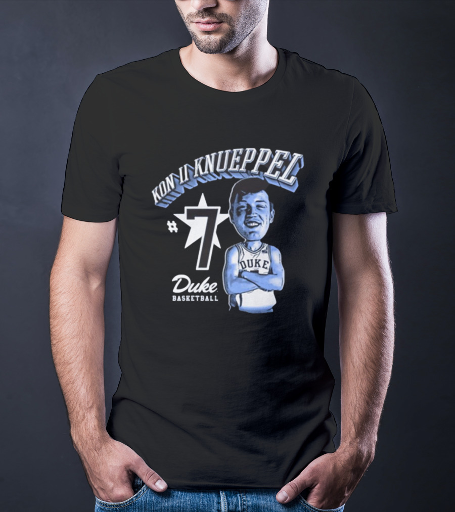 Kn II Knueppel #7 Duke Basketball Cartoon T-Shirt