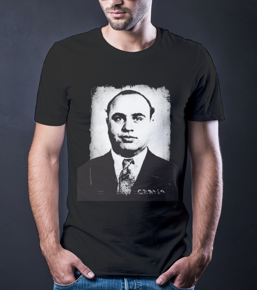 Social Distortion Black Kat Vintage Al Capone Photograph T-Shirt