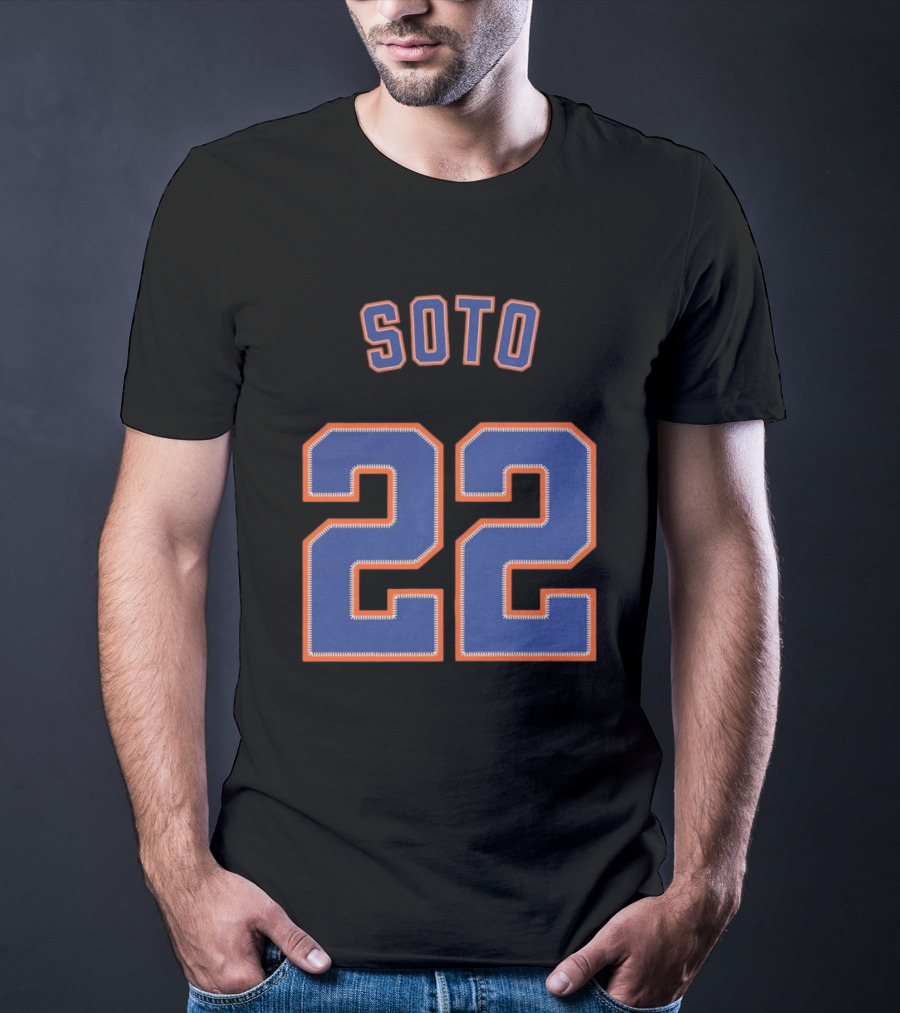 Juan Soto 22 New York Mets MLB Baseball 2025 T-Shirt