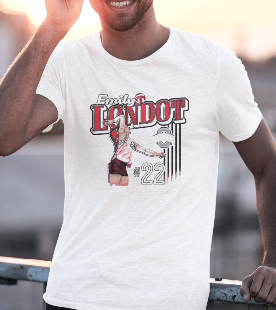 Emily Londot Volleyball Ohio State Buckeyes #22 Classic T-Shirt