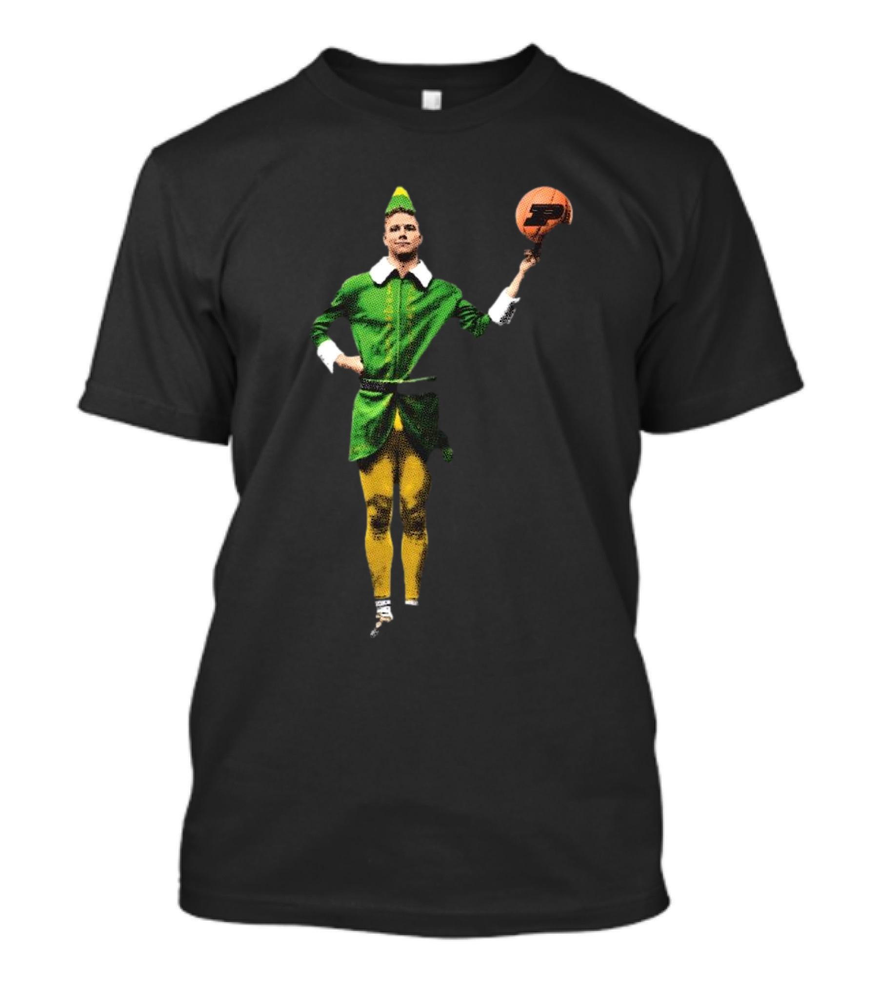 Caleb Furst Elf Purdue Boilermakers Basketball T-Shirt