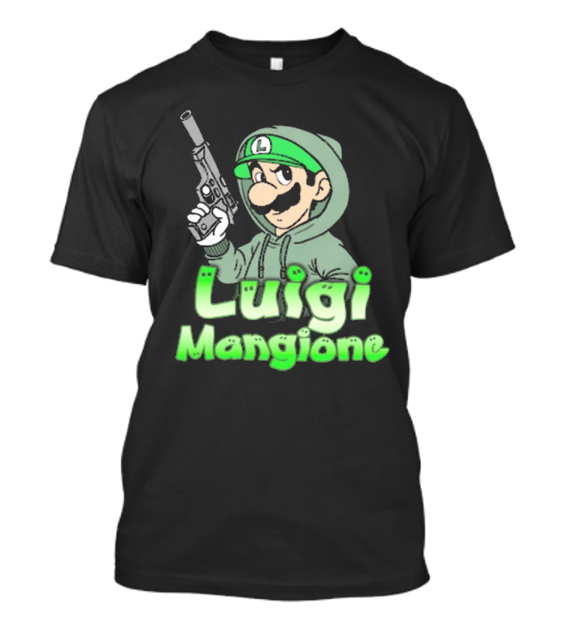 Luigi Mangione Super Mario Bros Parody That Go Hard T-Shirt