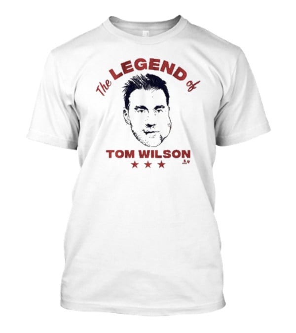 The Legend Of Tom Wilson With Stars And Illustrated T-Shirt