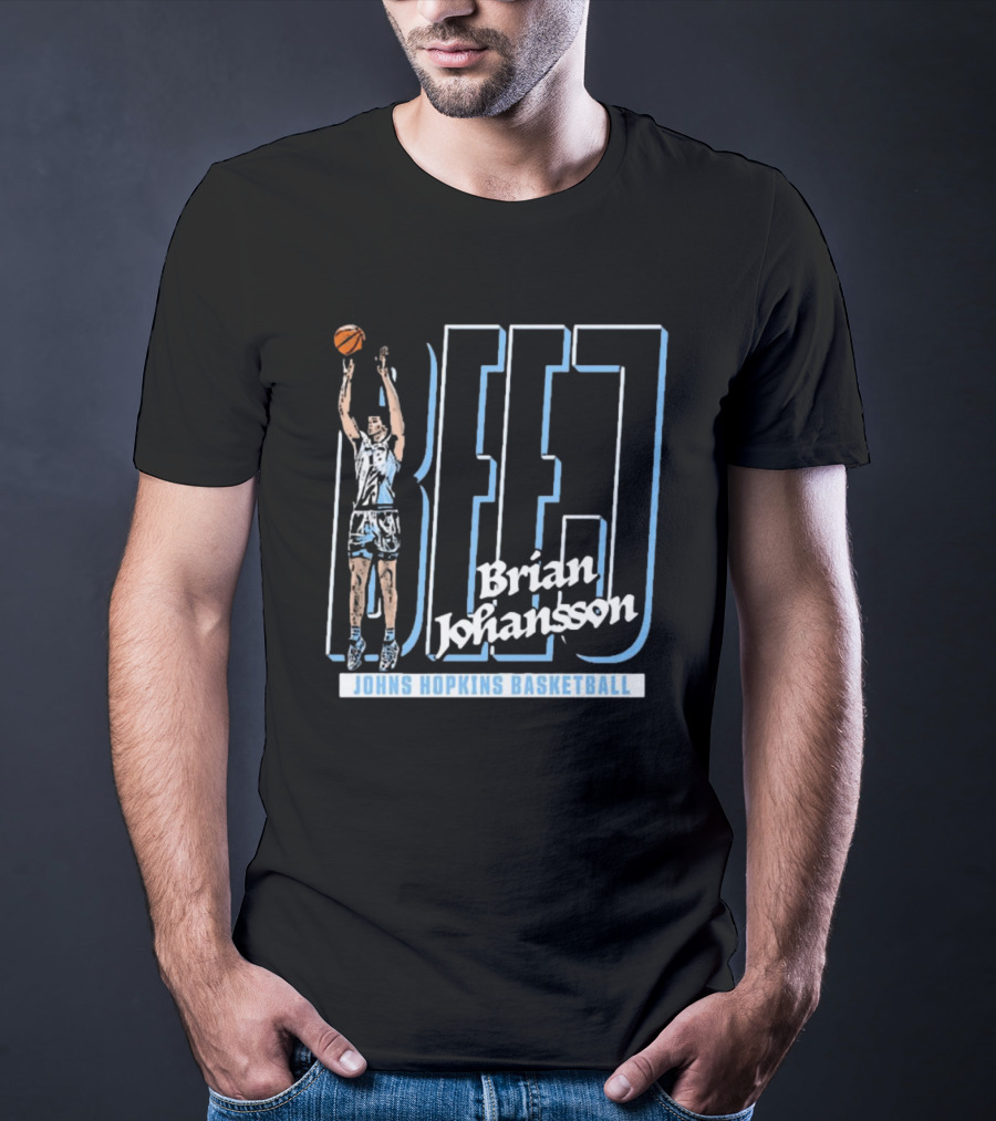 Brian Johansson BEJJ Johns Hopkins Basketball T-Shirt