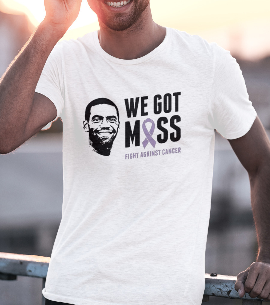 We Got Moss Fight Against Cancer Randy Moss Cancer Awareness Purple T-Shirt
