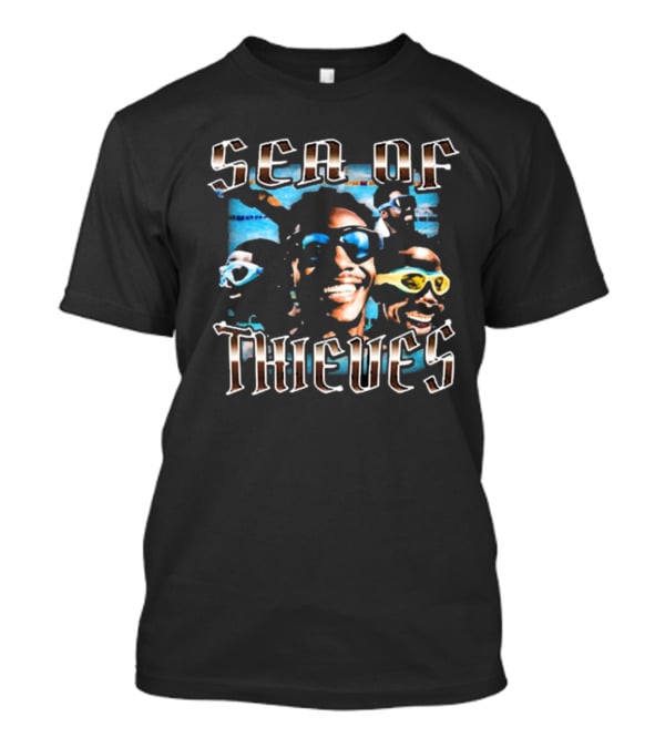 Sea Of Thieves Bruhtees Smiling Faces With Sunglasses T-Shirt