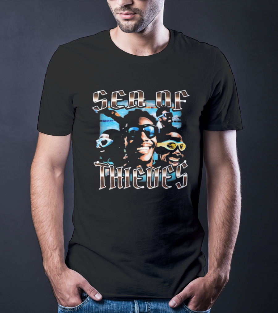 Sea Of Thieves Bruhtees Smiling Faces With Sunglasses T-Shirt