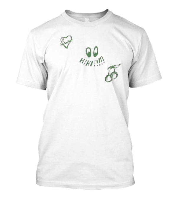 Valkyrae Hihi Heart Cherry Doodle T-Shirt