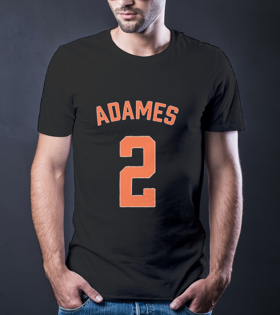 Adames Number 2 San Francisco Giants MLB Baseball 2025 T-Shirt