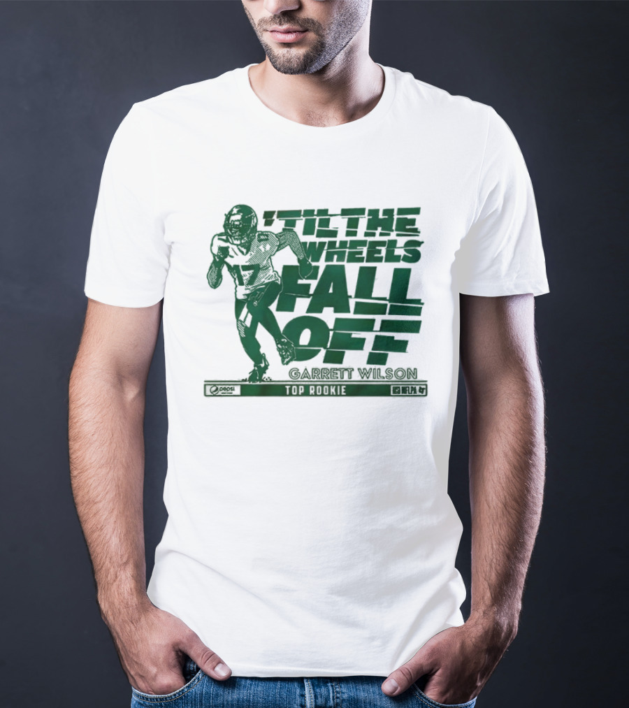 ‘Til The Wheels Fall Off Garrett Wilson Top Rookie New York Jets NFL T-Shirt
